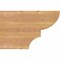 Ekena Millwork Ridgewood Smooth Rafter Tail, Western Red Cedar, 3 1/2"W x 12"H x 18"L RFT04X12X18RID00SWR - alternate 3